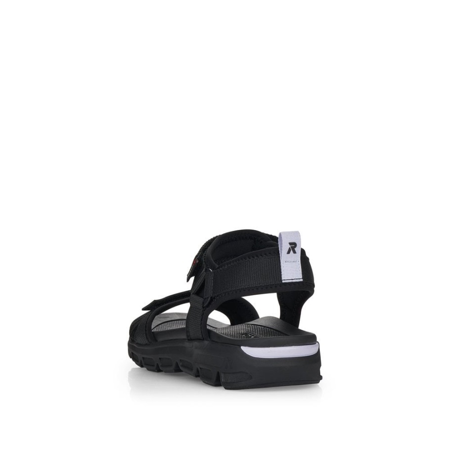 Rieker Fekete R-evolution V8401 Női Szandál