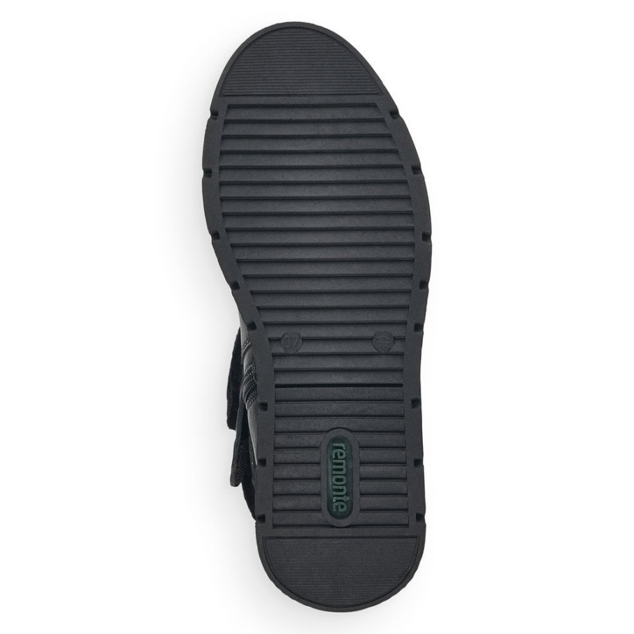 Rieker Fekete Remonte D3976 Női Csizma