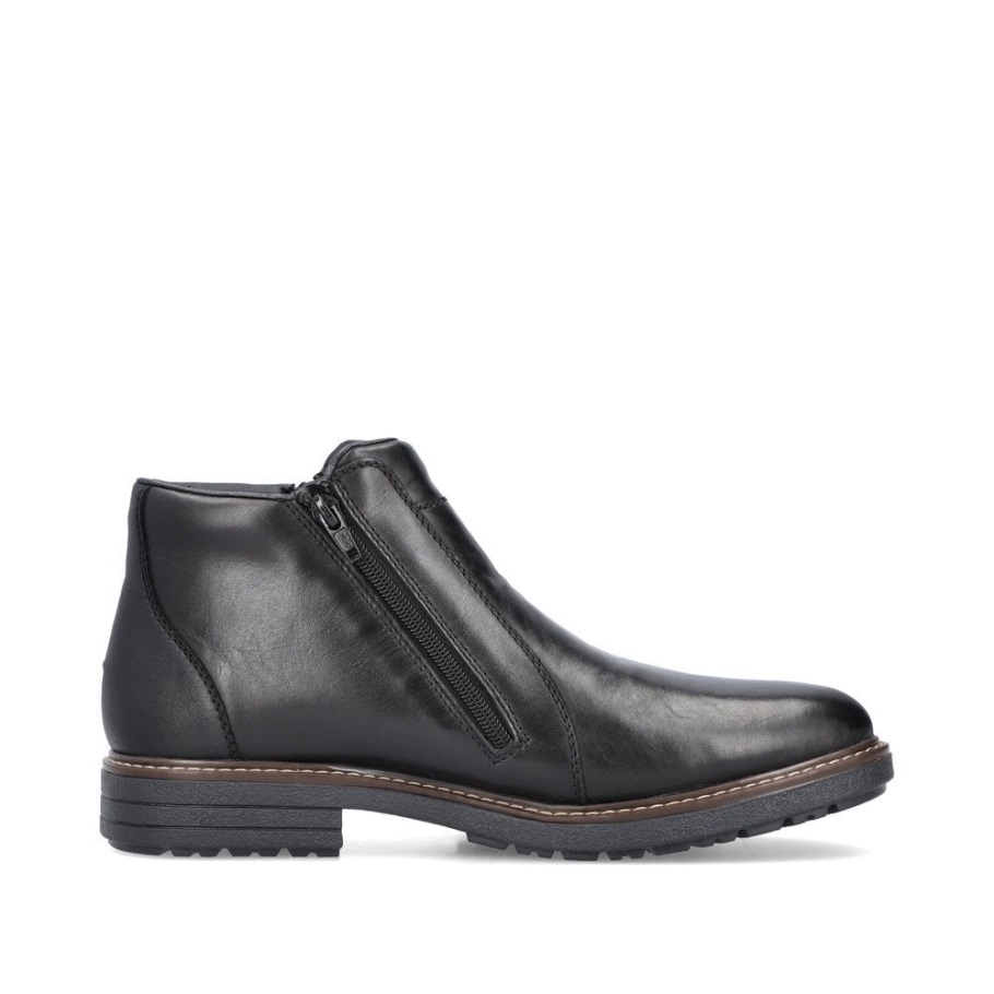 Fekete Rieker 33160 Férfi Csizma