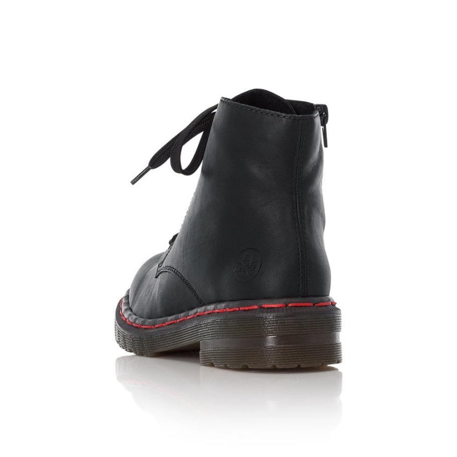 Fekete Rieker 76240 Női Csizma