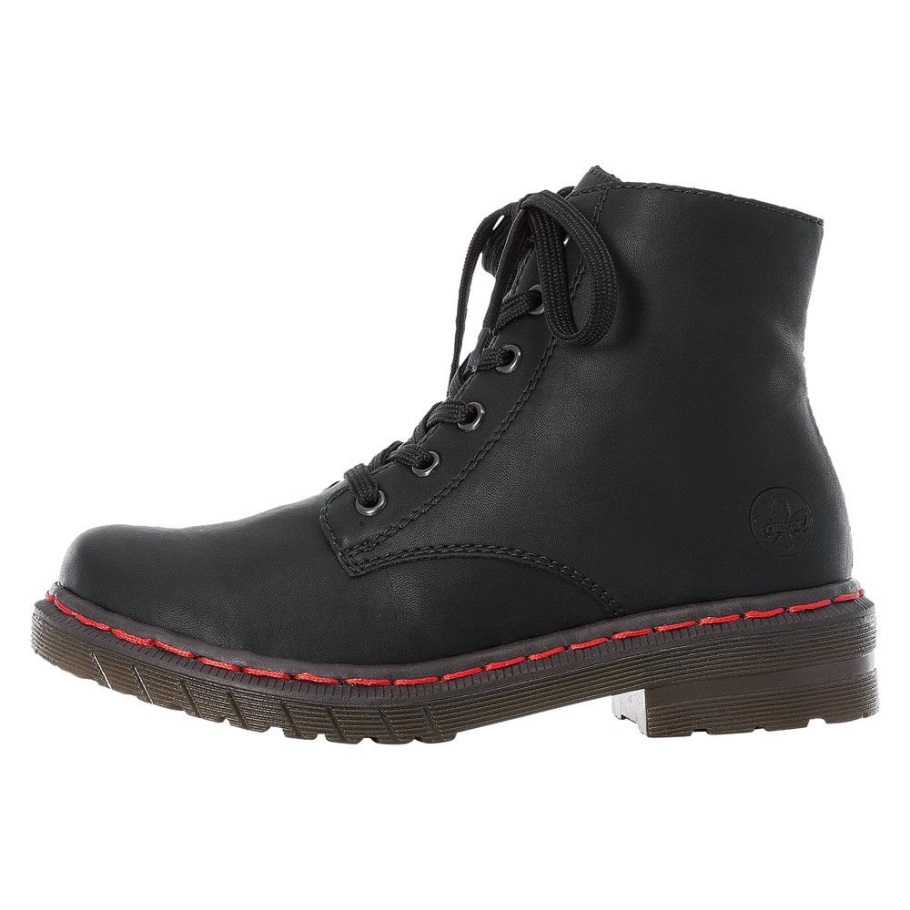 Fekete Rieker 76240 Női Csizma
