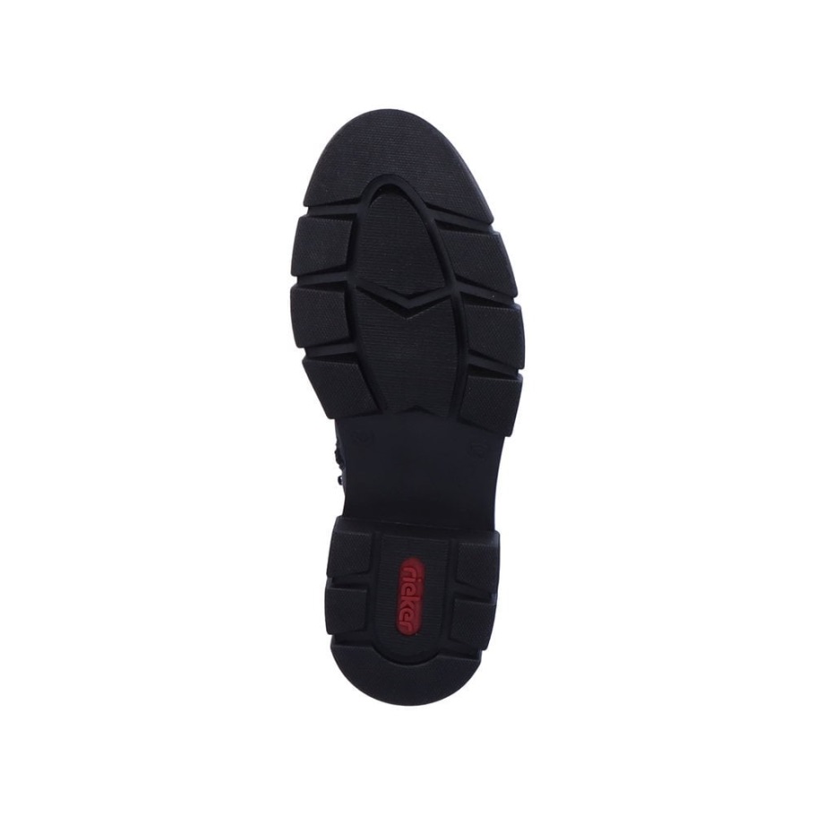 Fekete Rieker M3854 Női Csizma