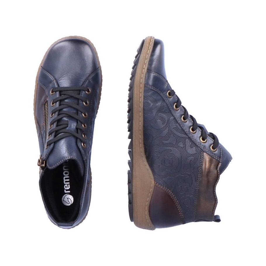 Rieker Blue Remonte R1467 Női Csizma