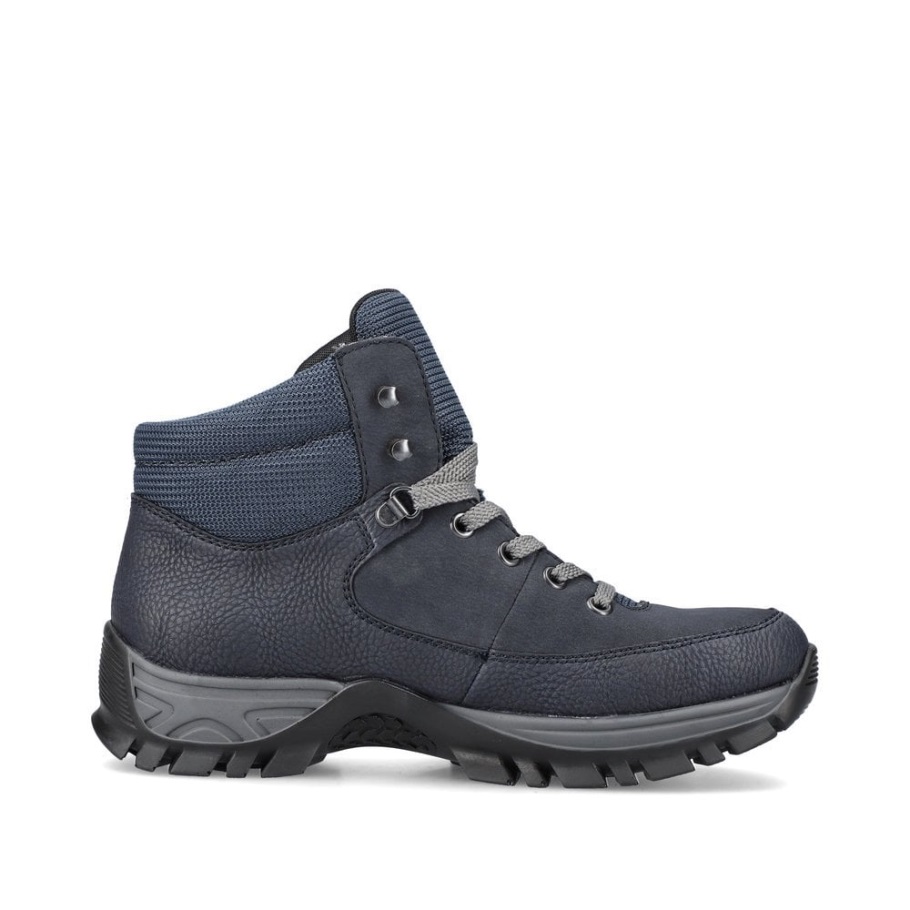 Kék Rieker M9830 Női Csizma