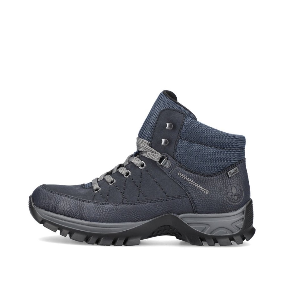 Kék Rieker M9830 Női Csizma