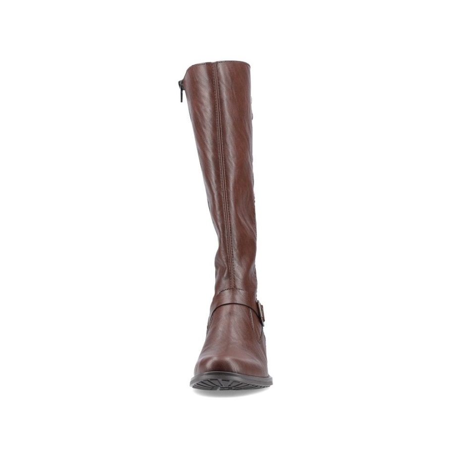 Barna Rieker Z7360 Női Csizma
