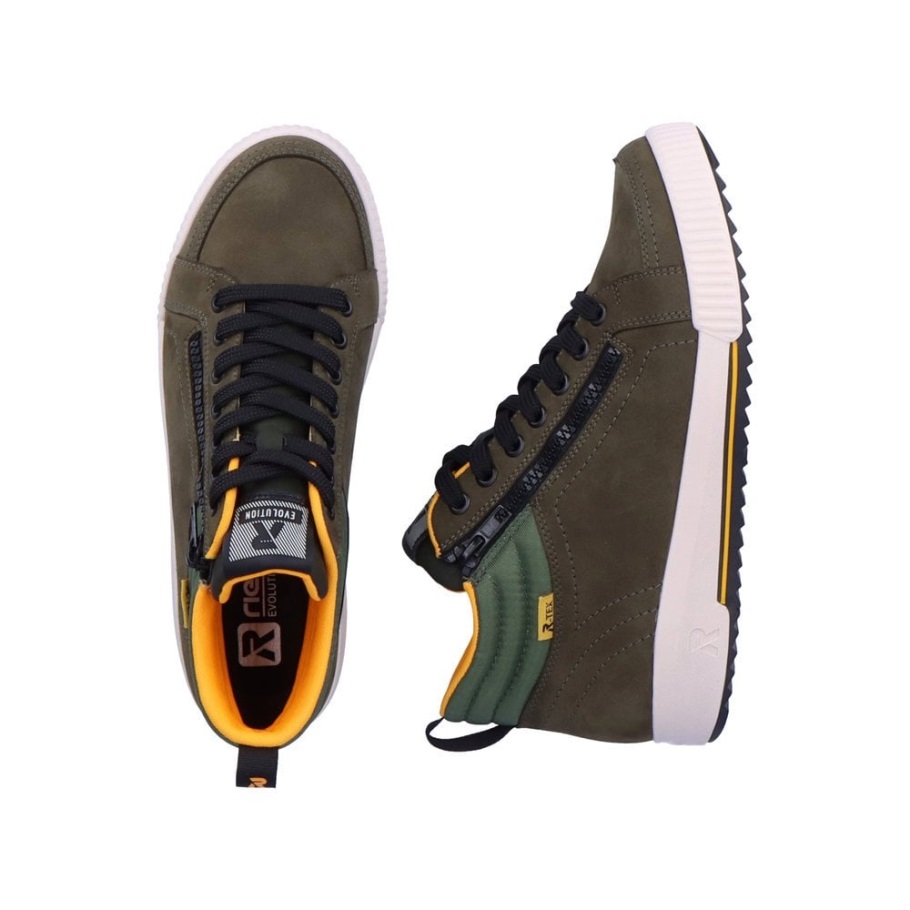 Rieker Zöld R-evolution W0100 Női Csizma