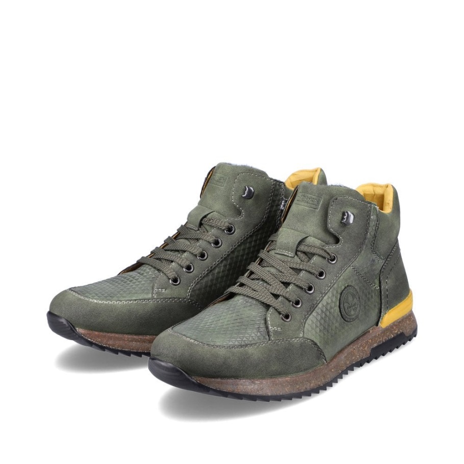 Zöld Rieker 36142 Férfi Csizma