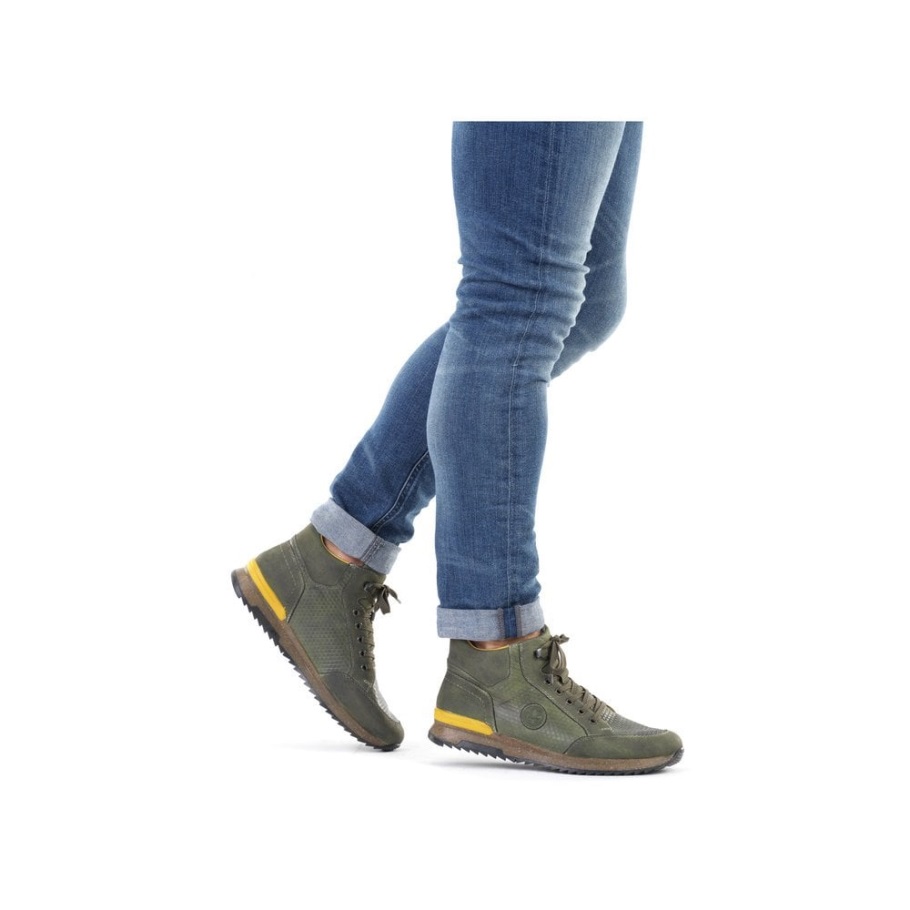 Zöld Rieker 36142 Férfi Csizma