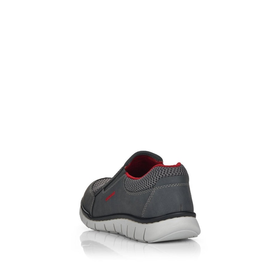 Szürke Rieker Férfi Csúszócipő