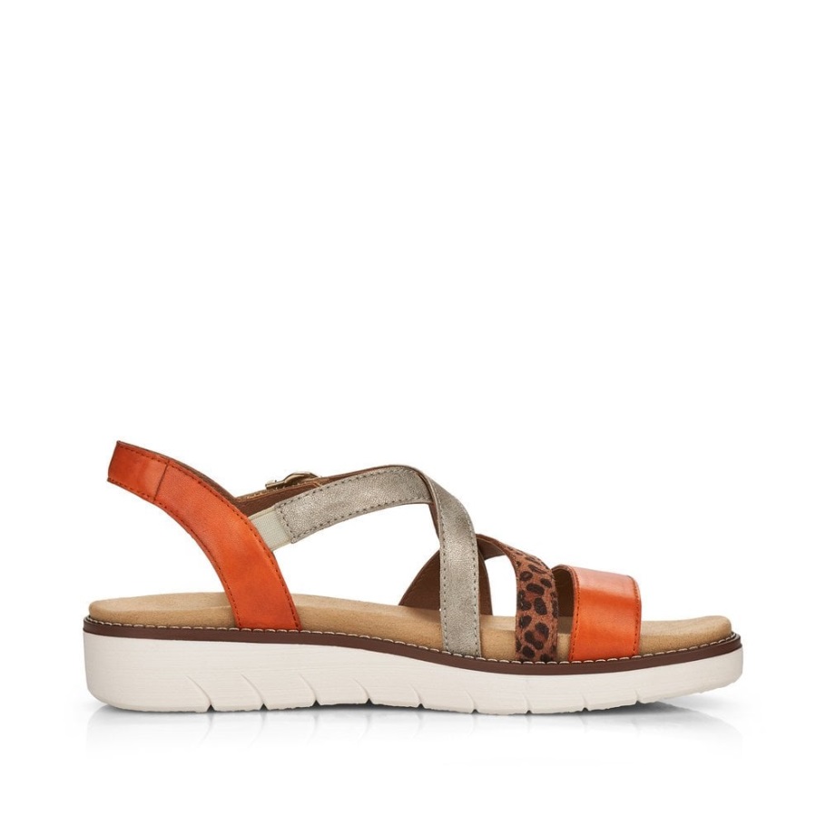 Rieker Metál Remonte D2063 Női Szandál