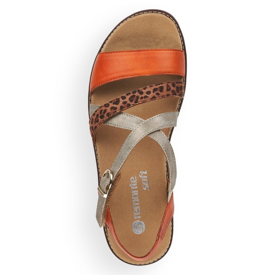 Rieker Metál Remonte D2063 Női Szandál