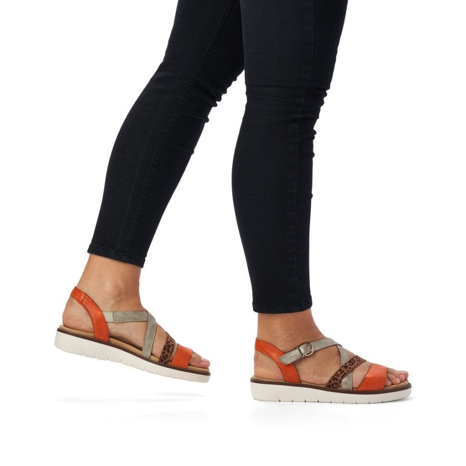 Rieker Metál Remonte D2063 Női Szandál