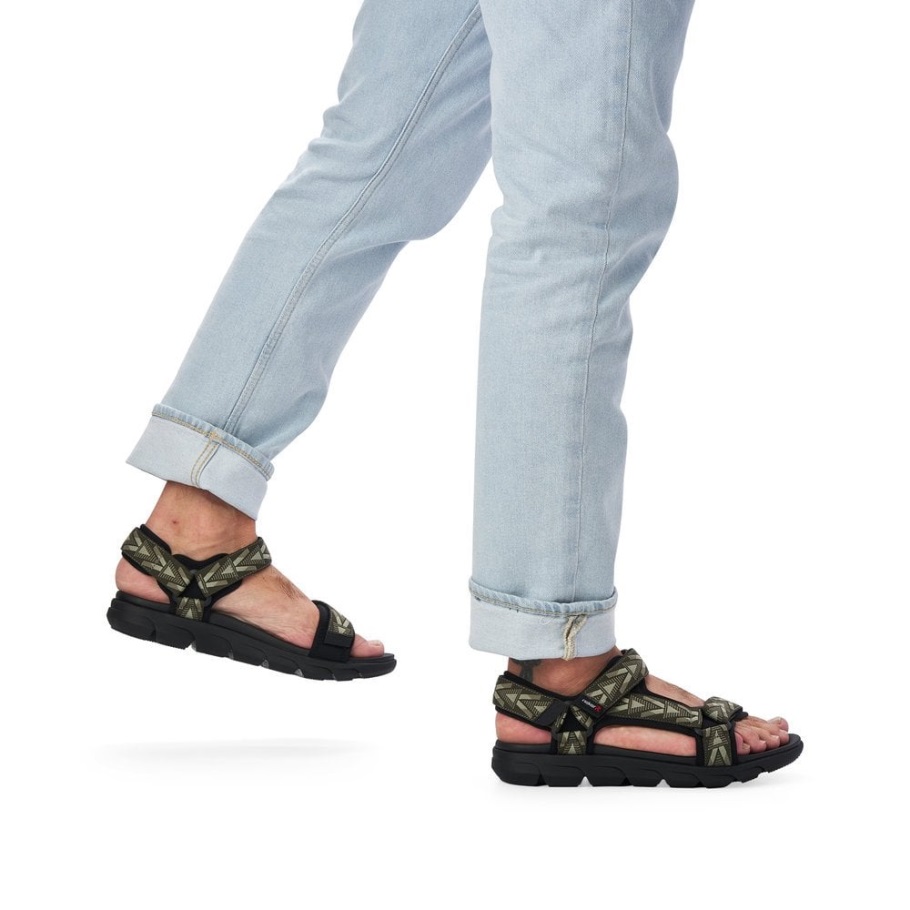 Rieker R-evolution 20802 Férfi Szandál Zöld