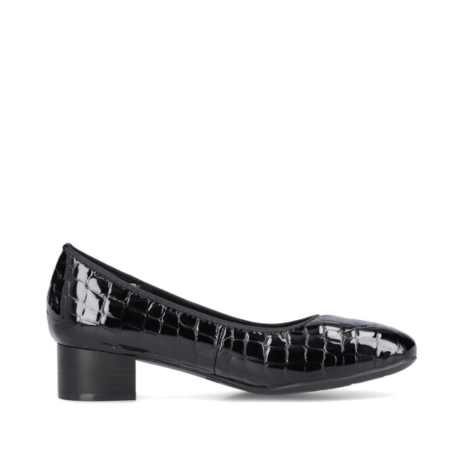 Rieker 49260 Női Bebújós Cipő Fekete