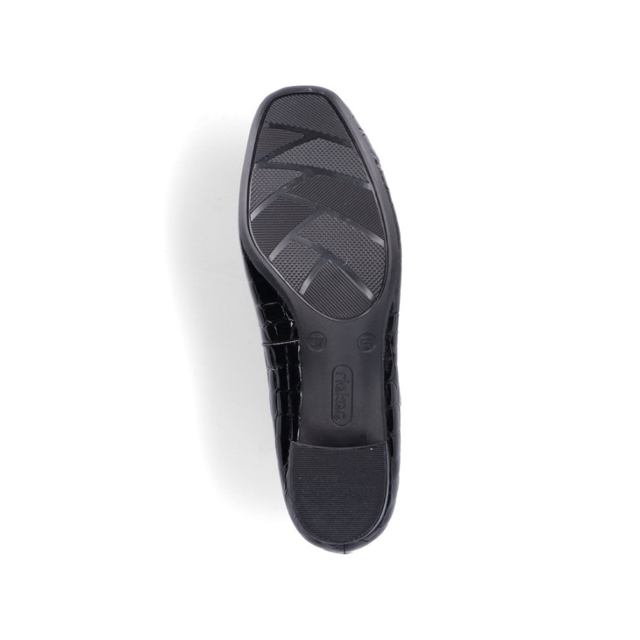 Rieker 49260 Női Bebújós Cipő Fekete