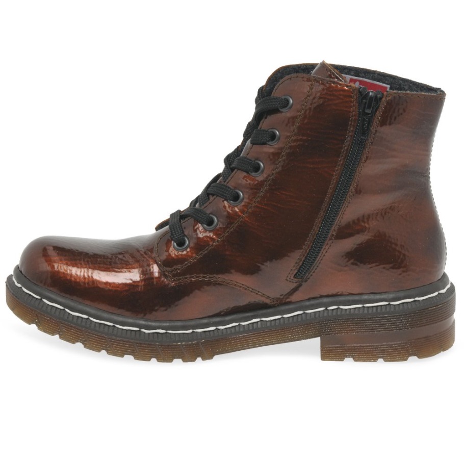 Antik Rieker Flame Ii Női Bokacsizma