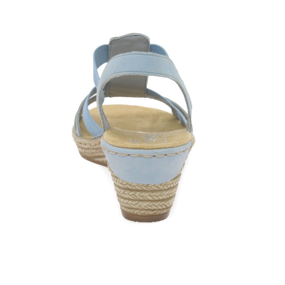 Azur Rieker Almada Női éksarkú Szandál