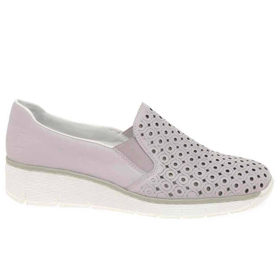 Rieker Gyűjteni Női Alkalmi Cipő Rózsaszín