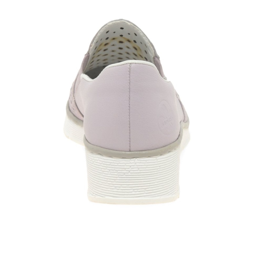 Rieker Gyűjteni Női Alkalmi Cipő Rózsaszín