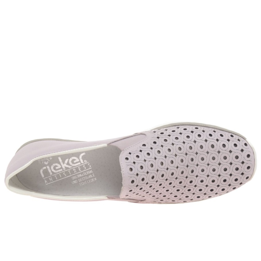 Rieker Gyűjteni Női Alkalmi Cipő Rózsaszín
