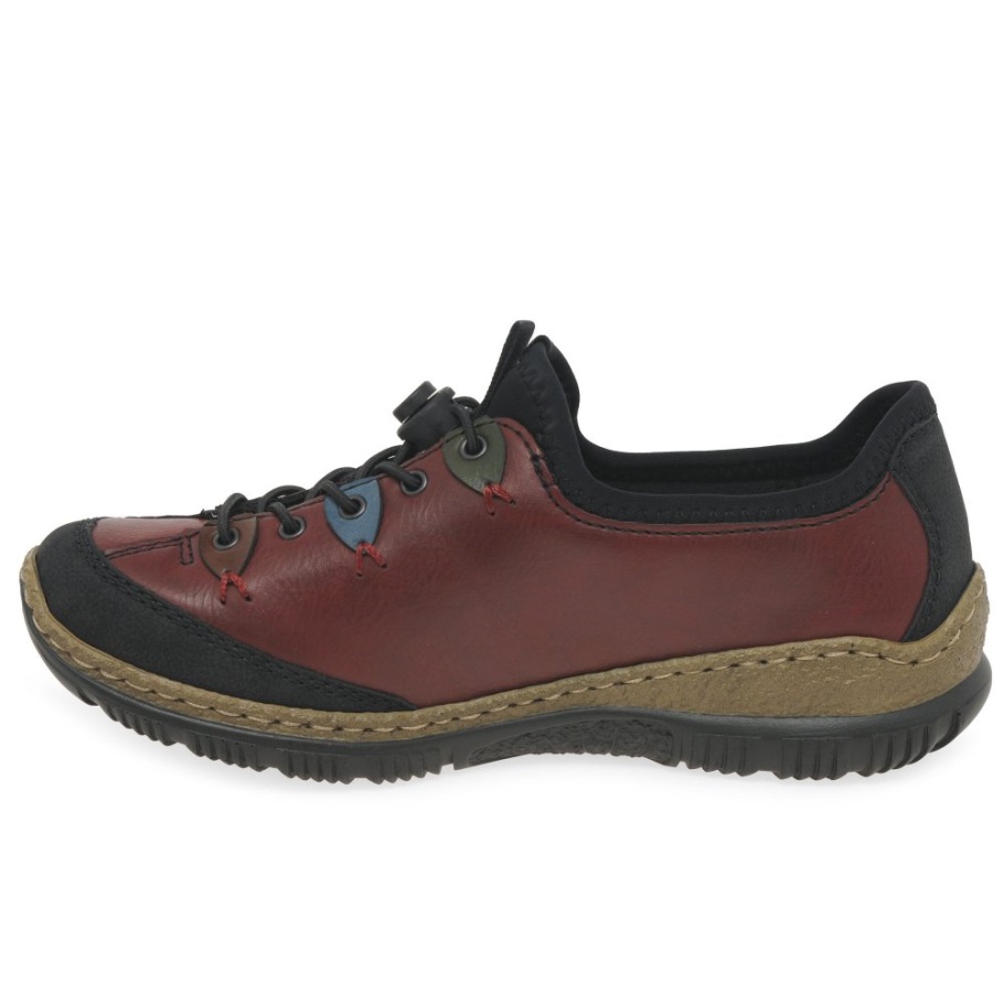 Rieker Herbie Női Húzócipő Fekete