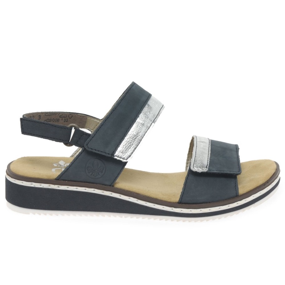 Rieker Saints Női éksarkú Szandál Pacific