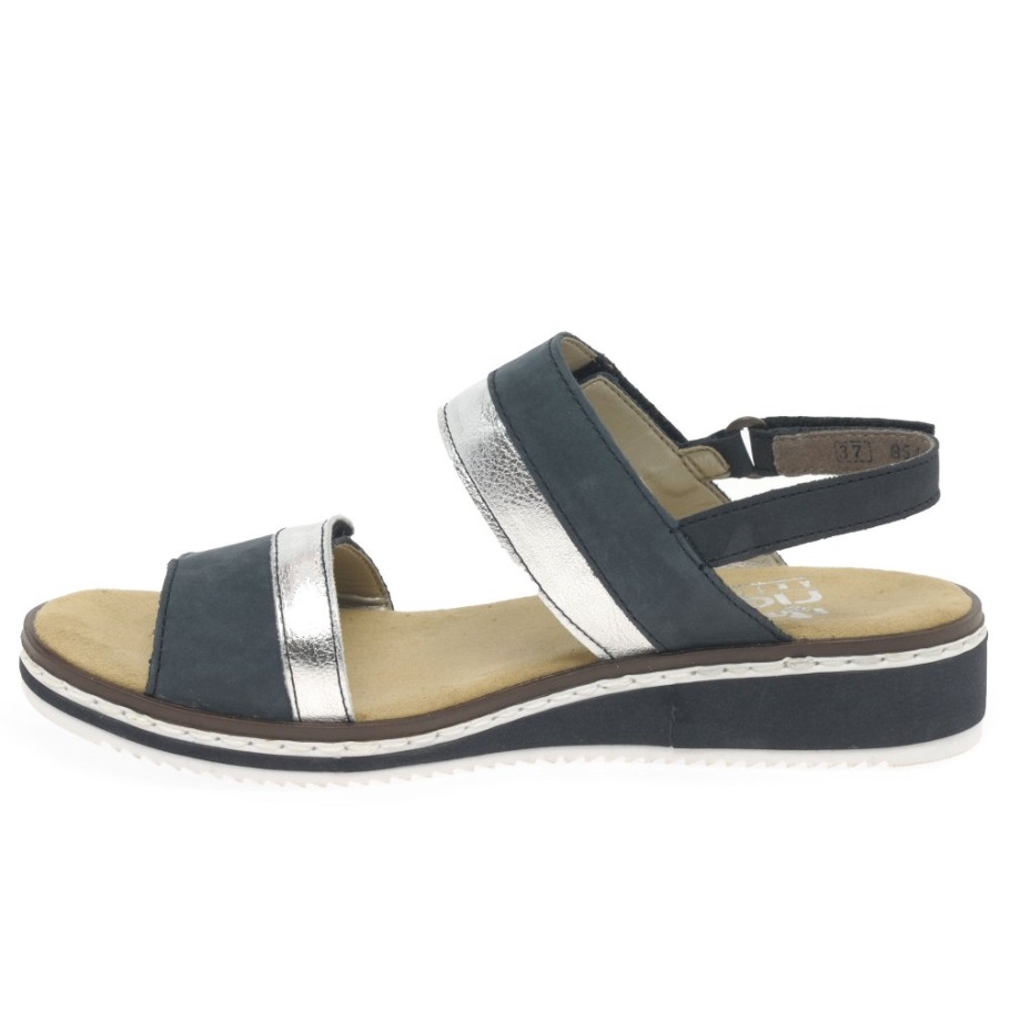 Rieker Saints Női éksarkú Szandál Pacific