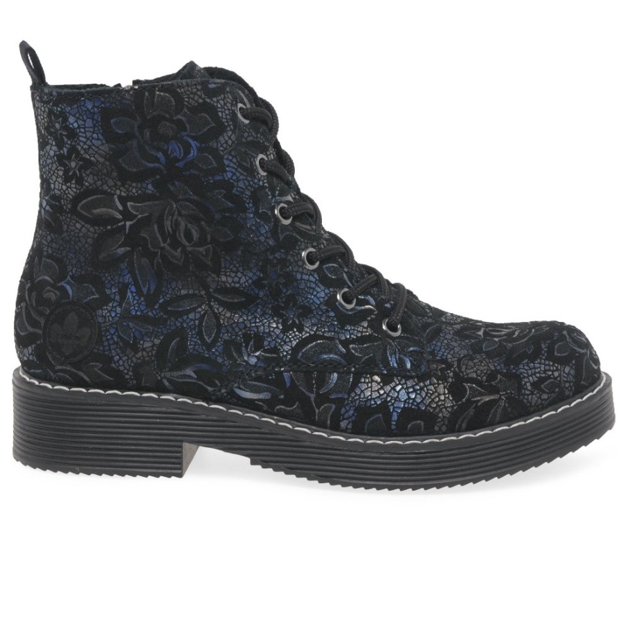 Rieker Simone Női Bokacsizma Sötétkék