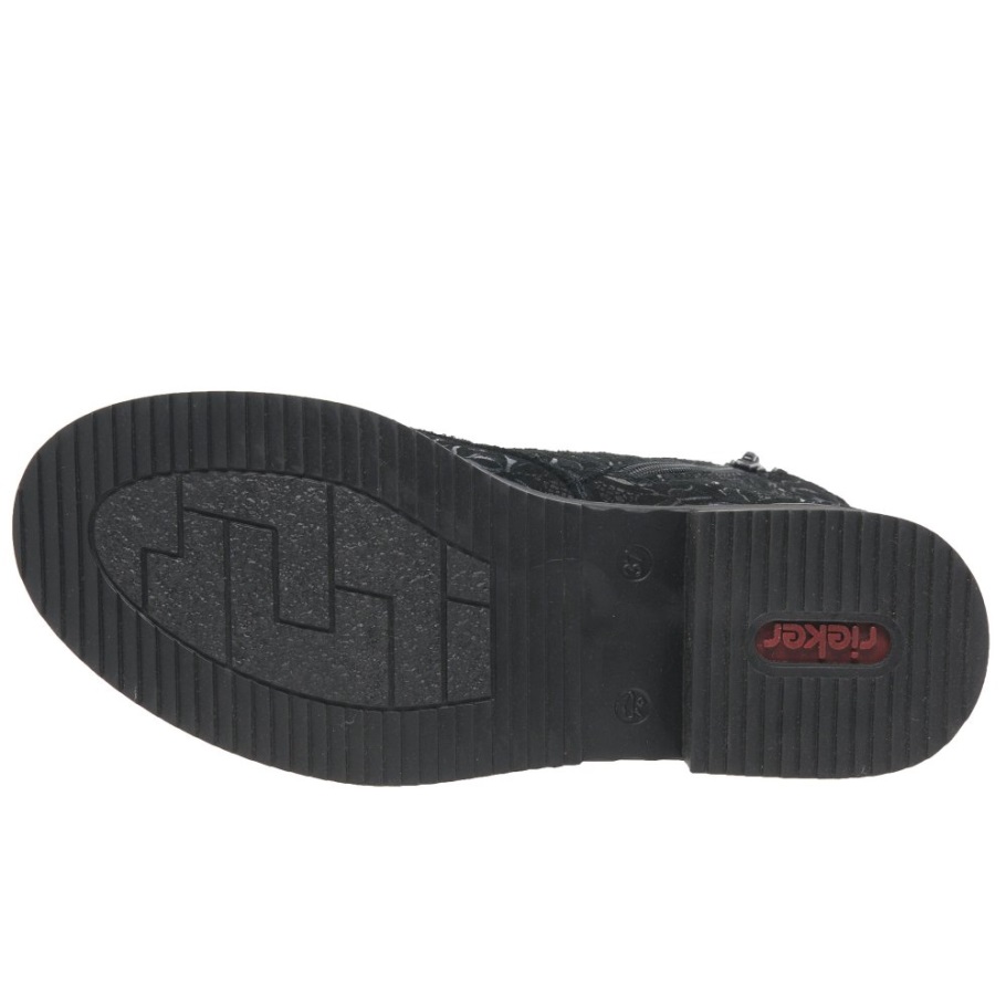 Rieker Simone Női Bokacsizma Sötétkék