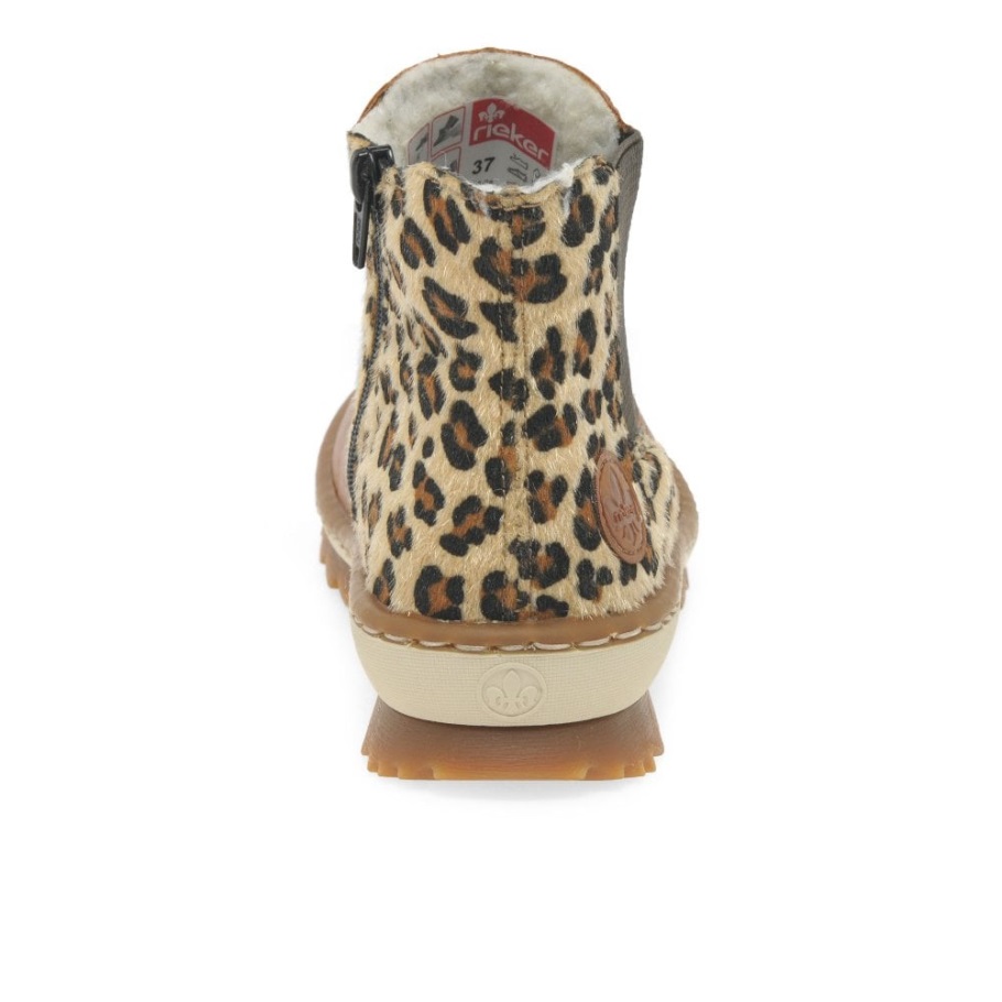 Rieker Weave Női Chelsea Csizma Cayenne