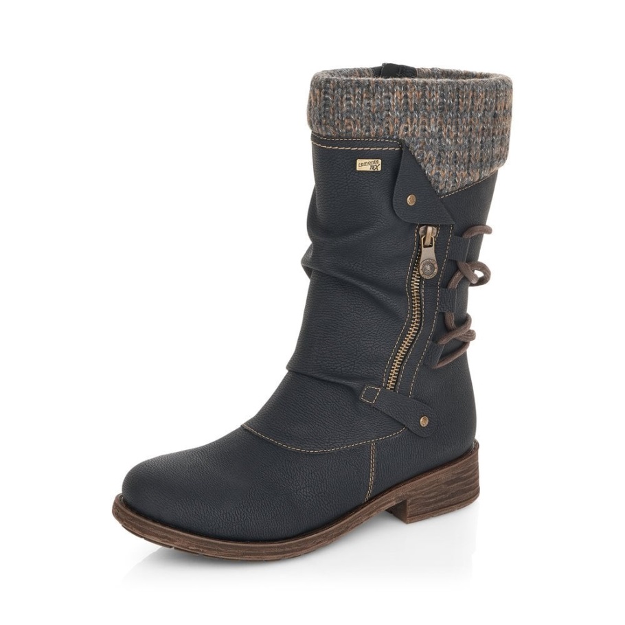 Rieker Remonte D8070-01 Női Csizma
