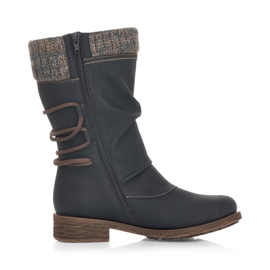 Rieker Remonte D8070-01 Női Csizma