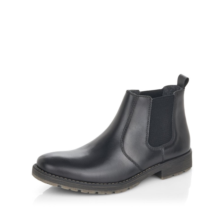 Rieker 33354 Férfi Csizma Fekete