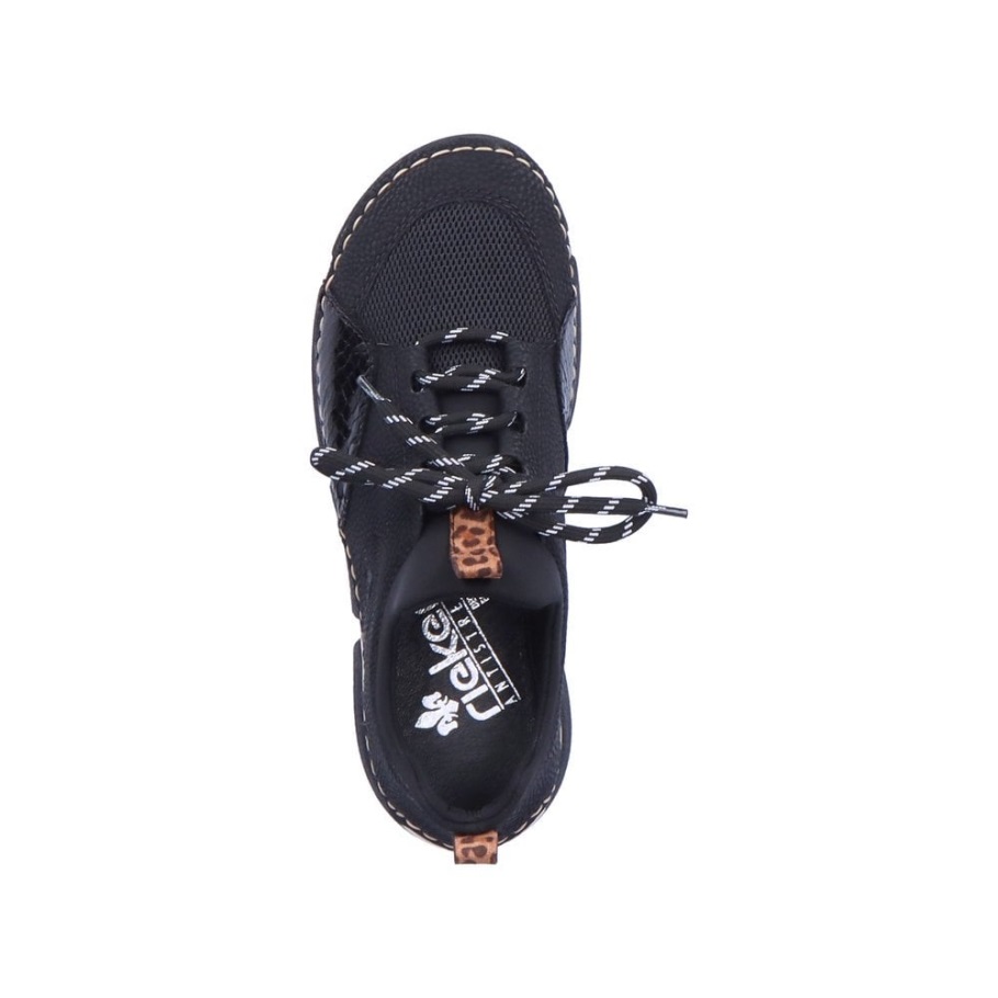 Rieker 45913 Női Alkalmi Cipő Fekete