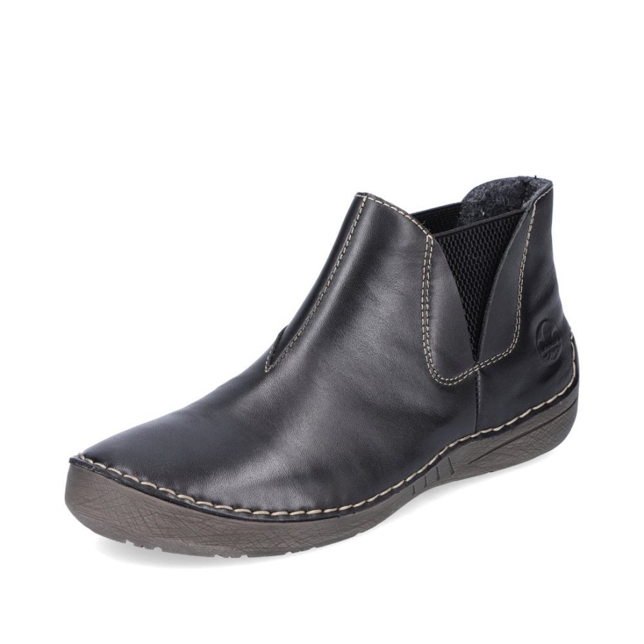 Rieker 52553 Női Csizma Fekete