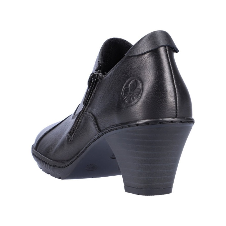 Rieker 57173 Női Cipő Fekete