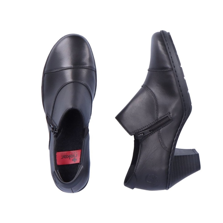 Rieker 57173 Női Cipő Fekete