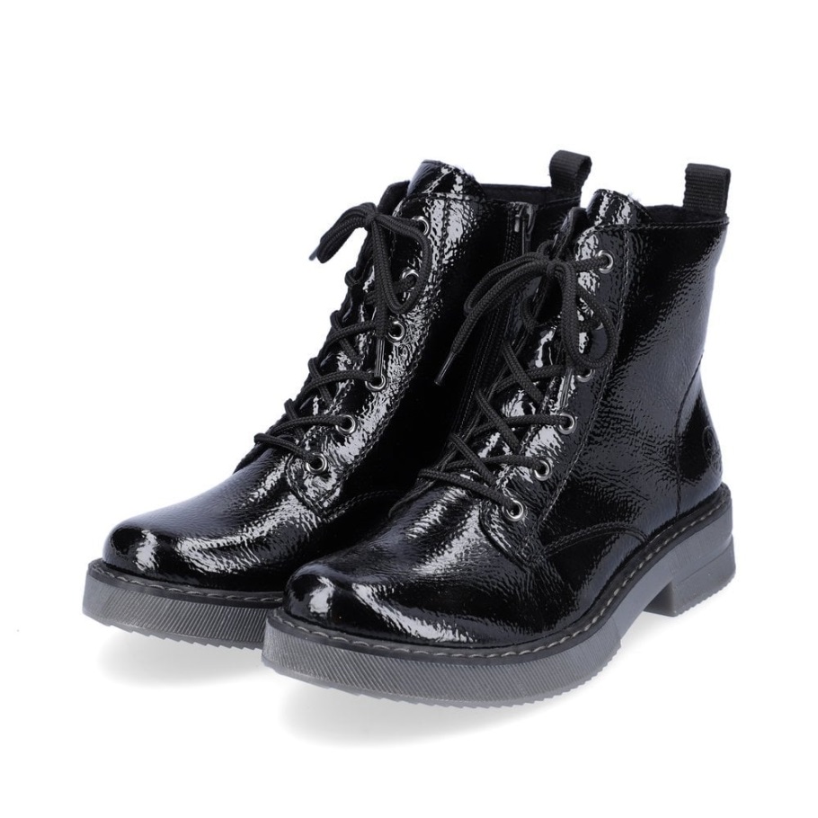 Rieker 72010 Női Csizma Fekete