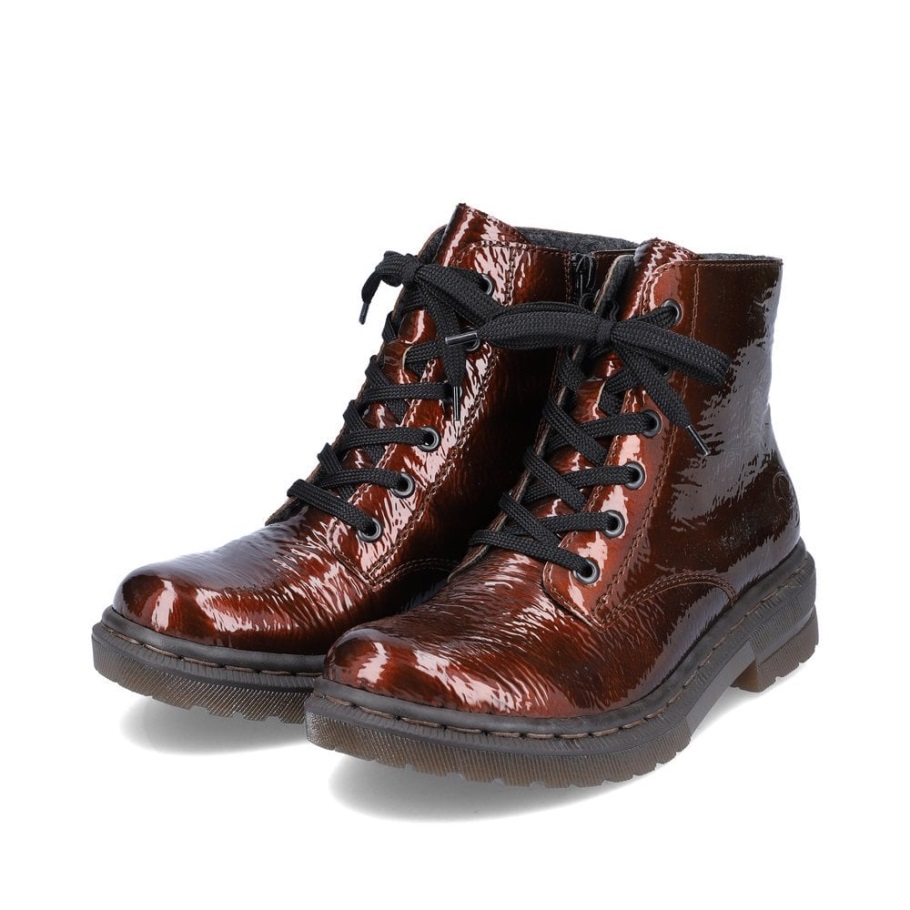 Rieker 78240 Női Csizma Barna