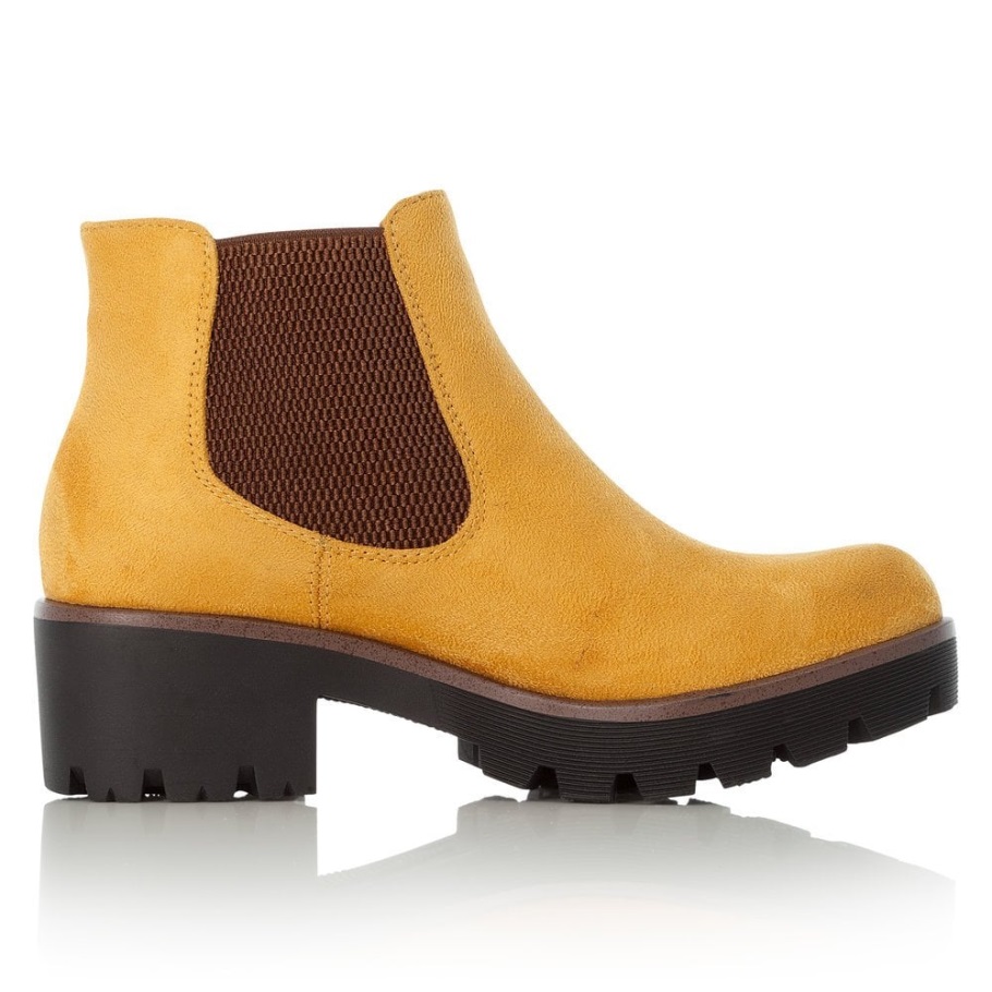 Rieker 99284-68 Női Sárga Bokacsizma