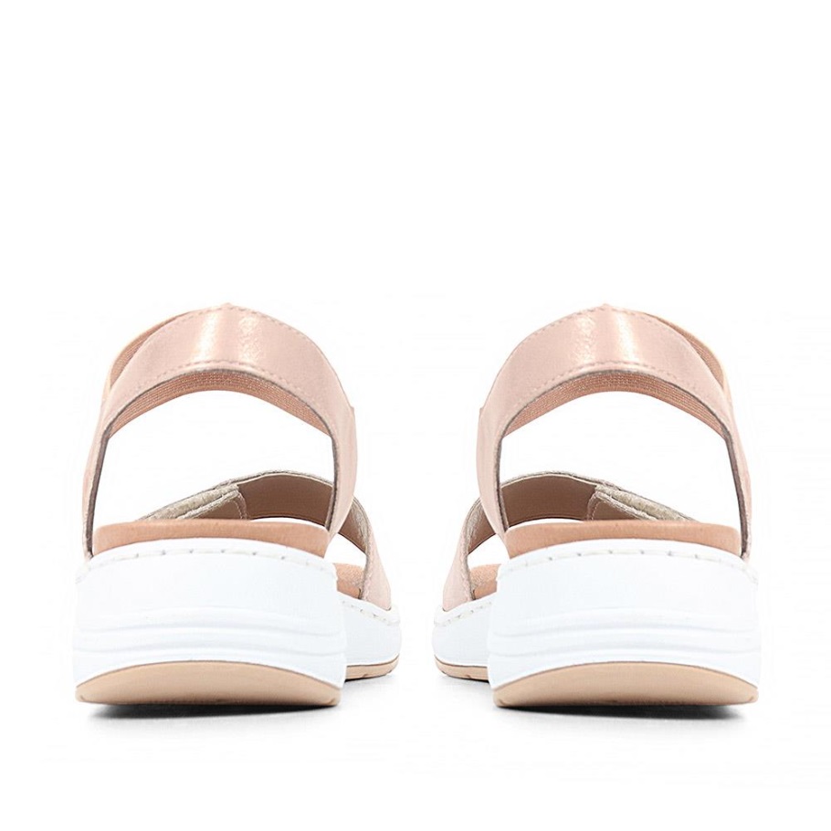 Rieker állítható Szandál Rose Gold
