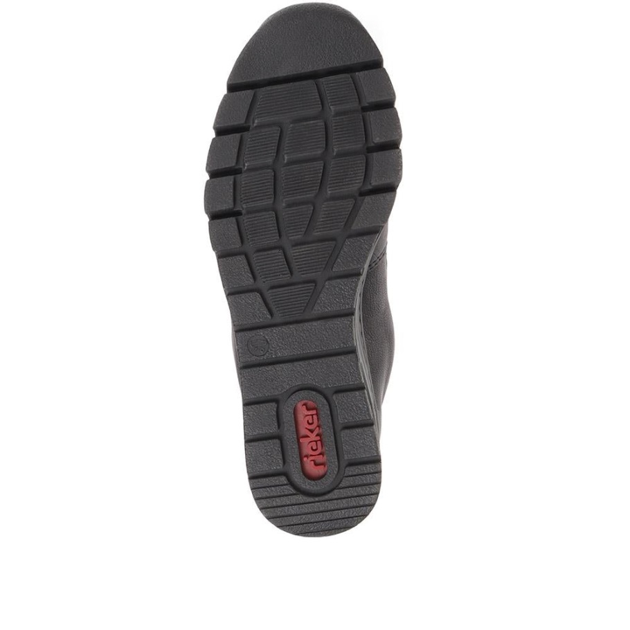 Rieker Magyarország Black Smart Slip-on Shoes