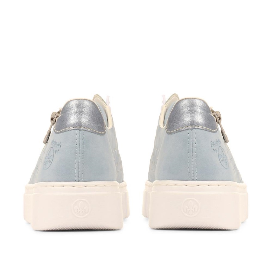 Rieker Kék Légáteresztő Nyári Edzőcipő