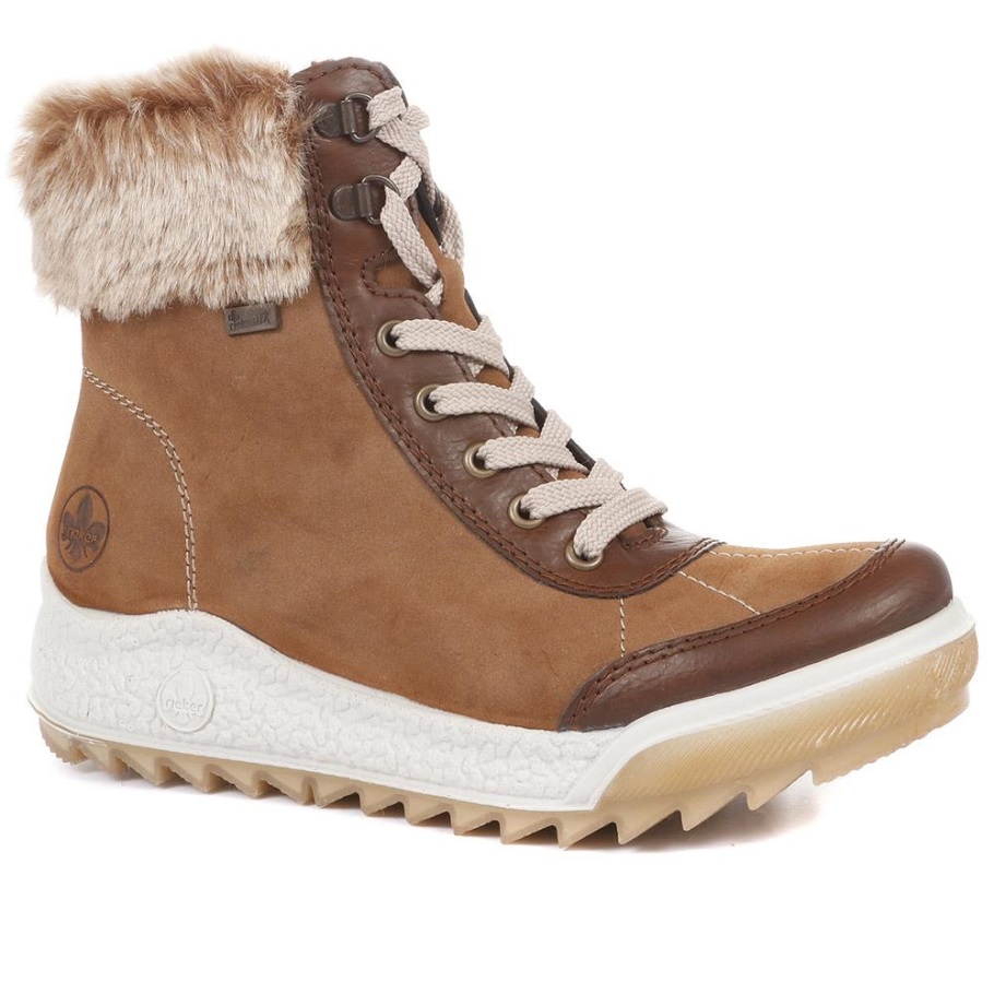 Rieker Barna Több Fűzős Természetjáró Csizma