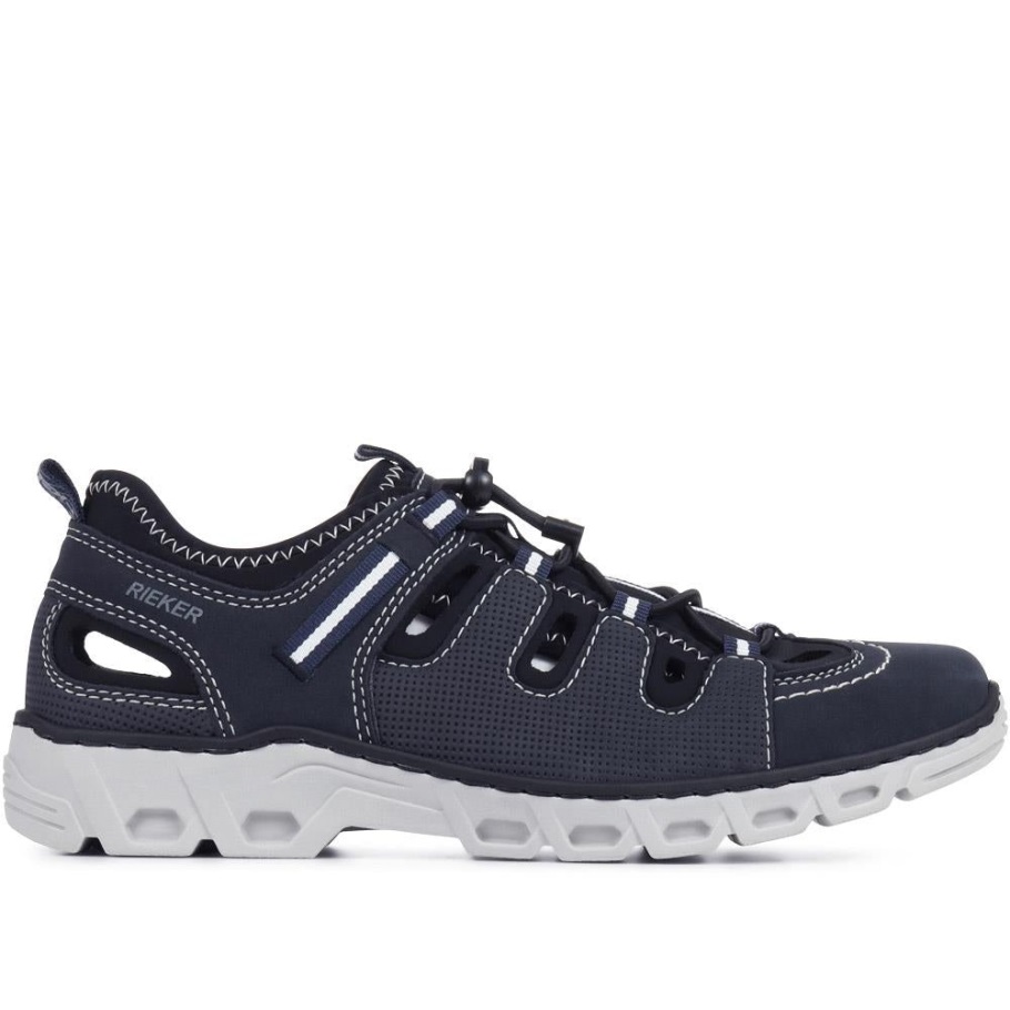 Rieker Alkalmi Slip-on Tornacipő, Sötétkék