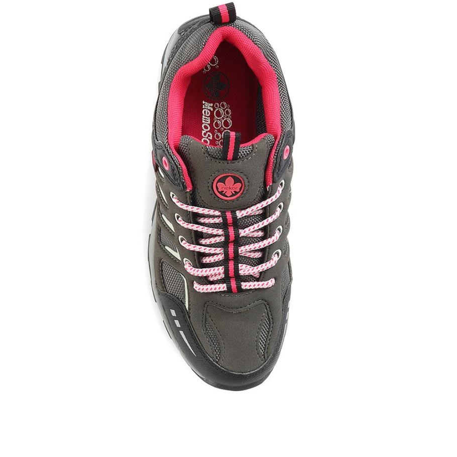 Rieker Szürke-fekete Vízálló Járócipő