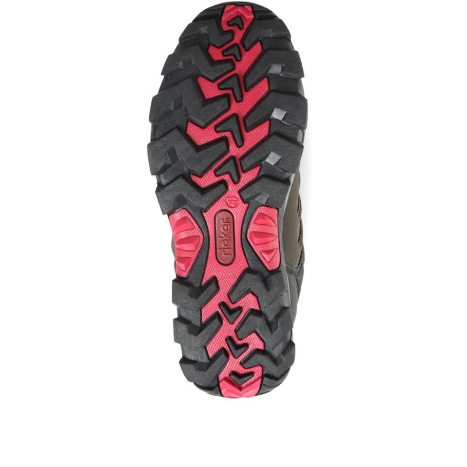 Rieker Szürke-fekete Vízálló Járócipő