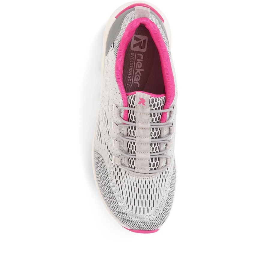 Rieker Szürke Multi R-evolution Felcsúsztatható Edzőcipő