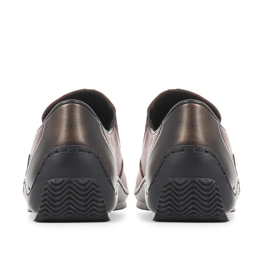 Rieker Magyarország Slip-on Shoes Burgundy